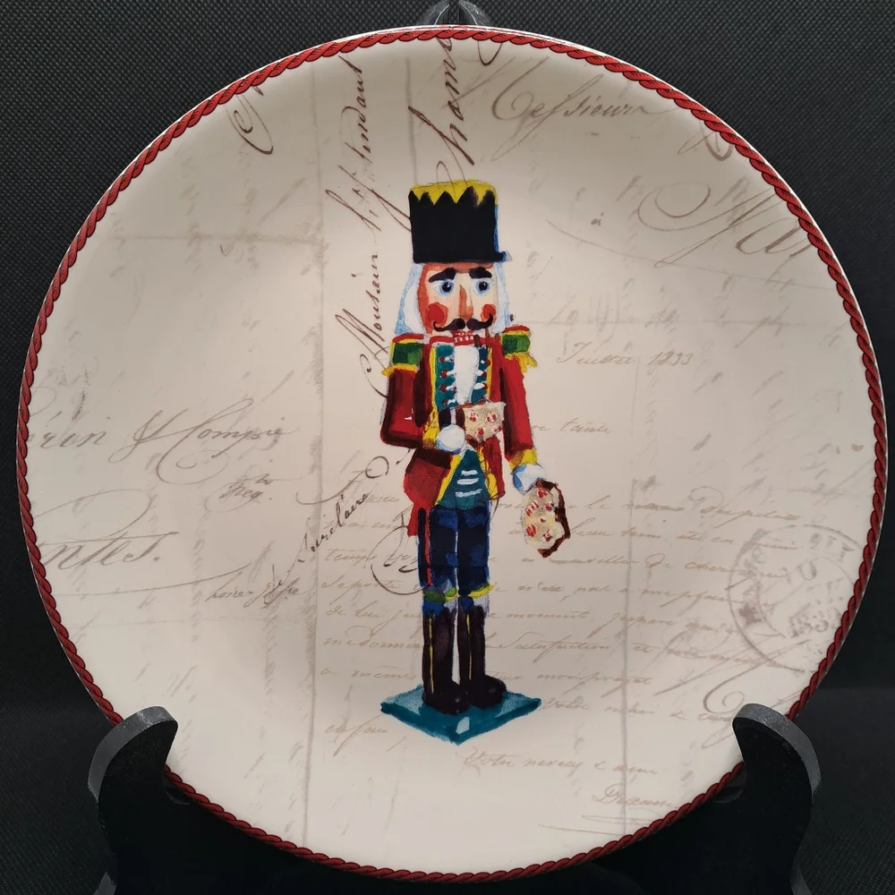 Williams Sonoma Nutcracker Salad Plate 8 5/8